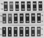 BAR-L TEMPERATURE STRIPS - Product Image